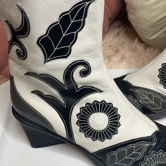 MATERIA PRIMA by GOFFREDO FANTINI LEATHER BOOTS VINTAGE SIZE 10 Never worn - Picture 2 of 10